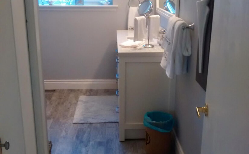 Image of a bathroom remodel